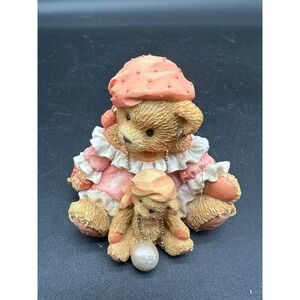 Cherished Teddies Carrie The Future Beareth All Things Figurine 1995‎ Hillman